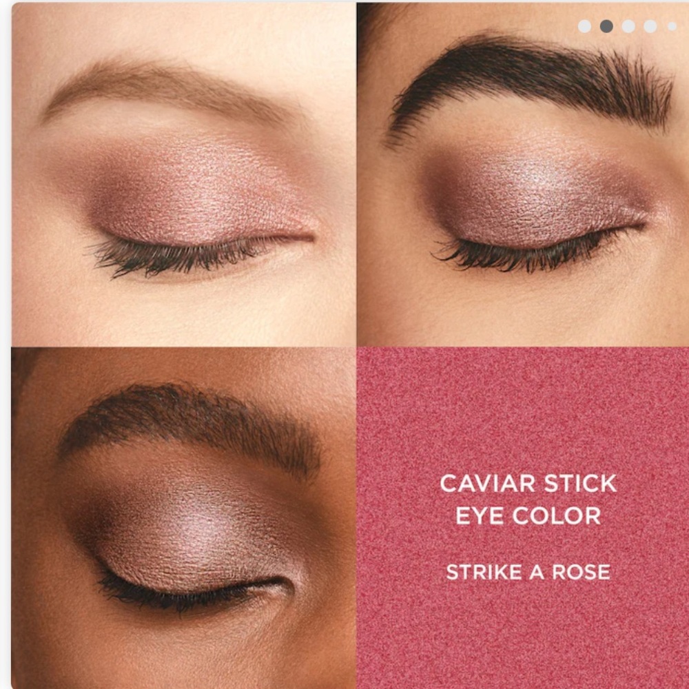 Strike a rose Laura Mercier RoseGlow Caviar Stick Eye